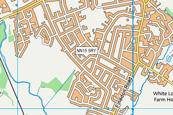 NN15 5RY map - OS VectorMap District (Ordnance Survey)