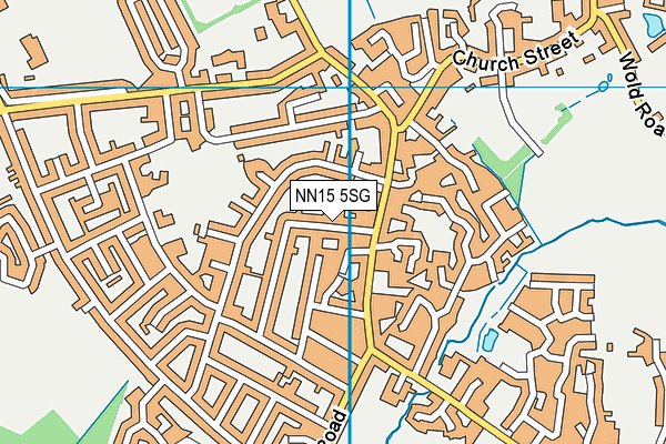 NN15 5SG map - OS VectorMap District (Ordnance Survey)