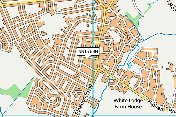NN15 5SH map - OS VectorMap District (Ordnance Survey)