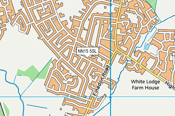 NN15 5SL map - OS VectorMap District (Ordnance Survey)
