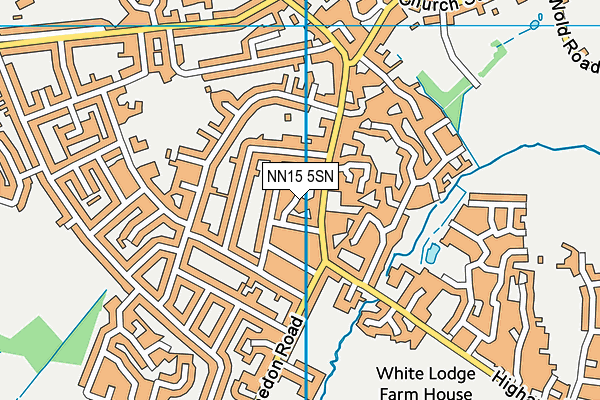 NN15 5SN map - OS VectorMap District (Ordnance Survey)