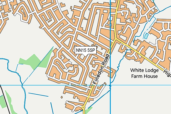 NN15 5SP map - OS VectorMap District (Ordnance Survey)