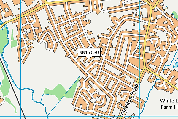 NN15 5SU map - OS VectorMap District (Ordnance Survey)