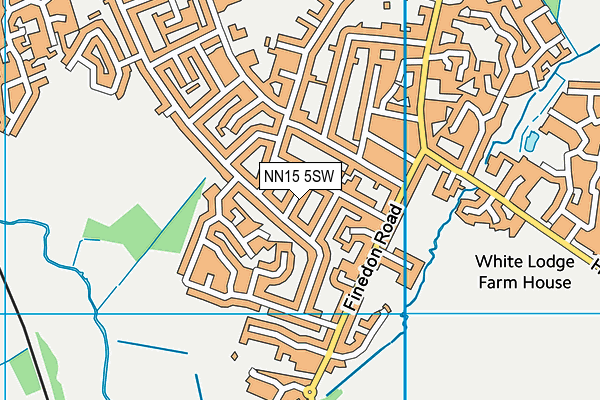 NN15 5SW map - OS VectorMap District (Ordnance Survey)