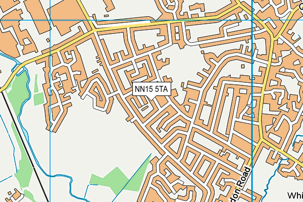NN15 5TA map - OS VectorMap District (Ordnance Survey)