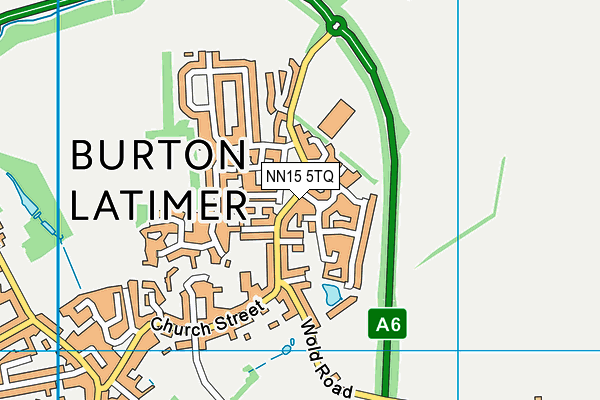 NN15 5TQ map - OS VectorMap District (Ordnance Survey)