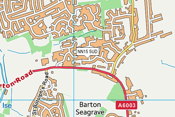 NN15 5UD map - OS VectorMap District (Ordnance Survey)