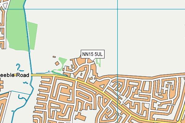 NN15 5UL map - OS VectorMap District (Ordnance Survey)