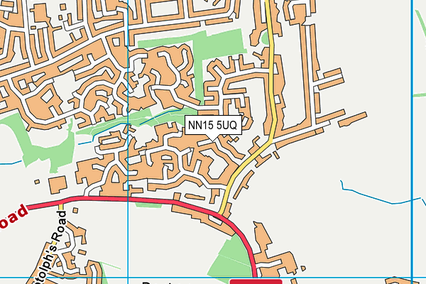 NN15 5UQ map - OS VectorMap District (Ordnance Survey)