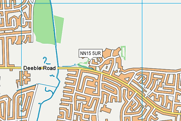 NN15 5UR map - OS VectorMap District (Ordnance Survey)