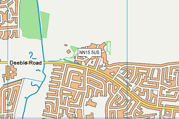 NN15 5US map - OS VectorMap District (Ordnance Survey)