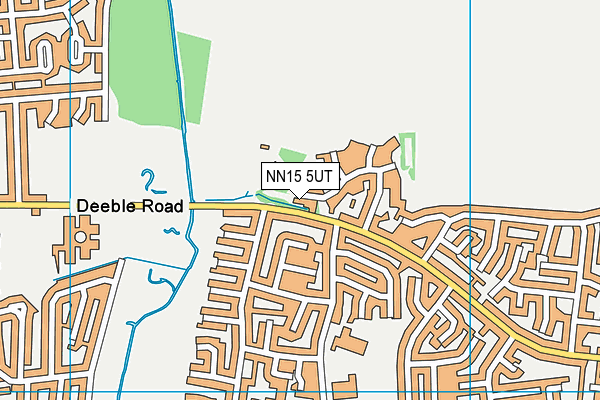 NN15 5UT map - OS VectorMap District (Ordnance Survey)