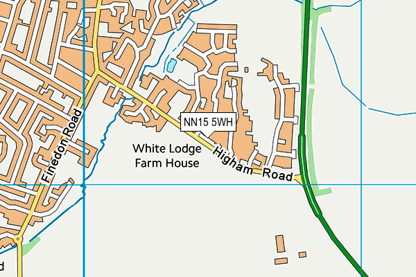 NN15 5WH map - OS VectorMap District (Ordnance Survey)