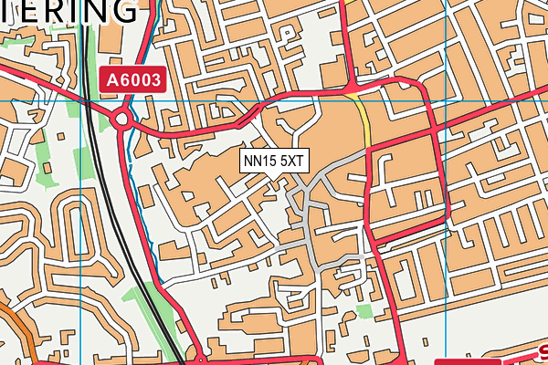 NN15 5XT map - OS VectorMap District (Ordnance Survey)