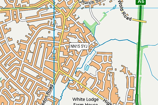 NN15 5YJ map - OS VectorMap District (Ordnance Survey)