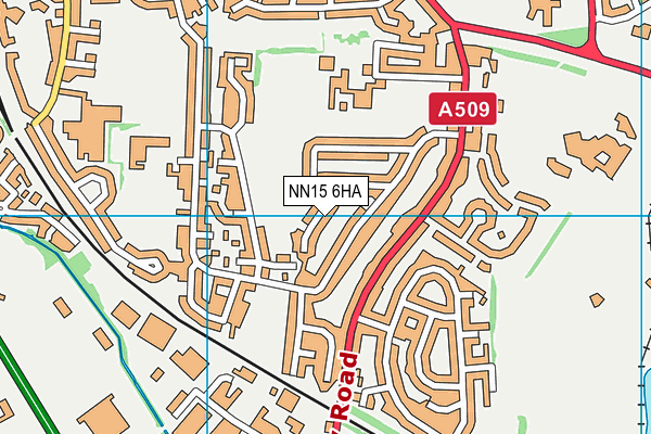 NN15 6HA map - OS VectorMap District (Ordnance Survey)