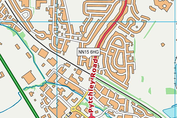 NN15 6HG map - OS VectorMap District (Ordnance Survey)