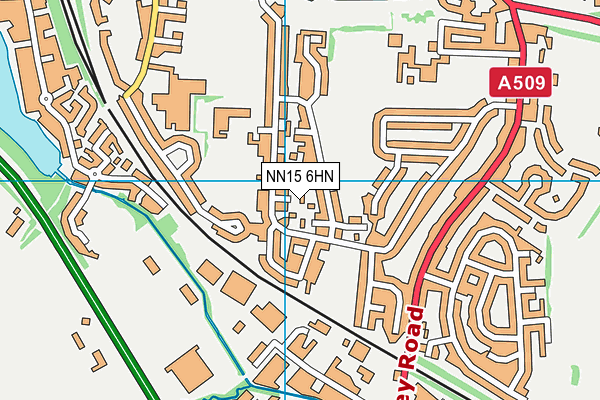 NN15 6HN map - OS VectorMap District (Ordnance Survey)