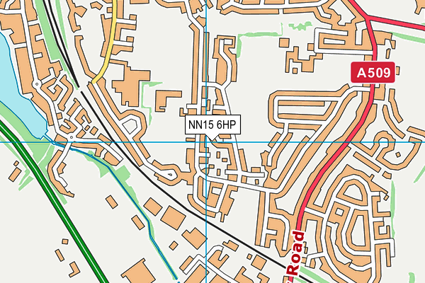 NN15 6HP map - OS VectorMap District (Ordnance Survey)