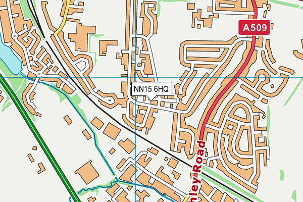 NN15 6HQ map - OS VectorMap District (Ordnance Survey)