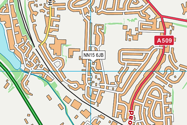 NN15 6JB map - OS VectorMap District (Ordnance Survey)