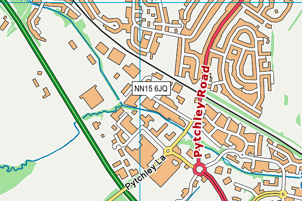 NN15 6JQ map - OS VectorMap District (Ordnance Survey)