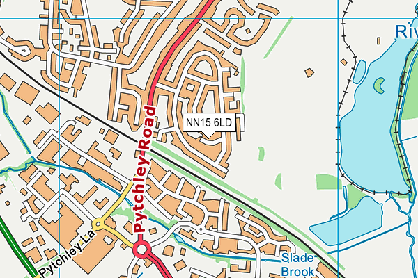 NN15 6LD map - OS VectorMap District (Ordnance Survey)