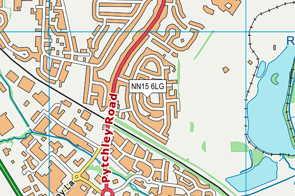NN15 6LG map - OS VectorMap District (Ordnance Survey)