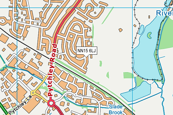 NN15 6LJ map - OS VectorMap District (Ordnance Survey)