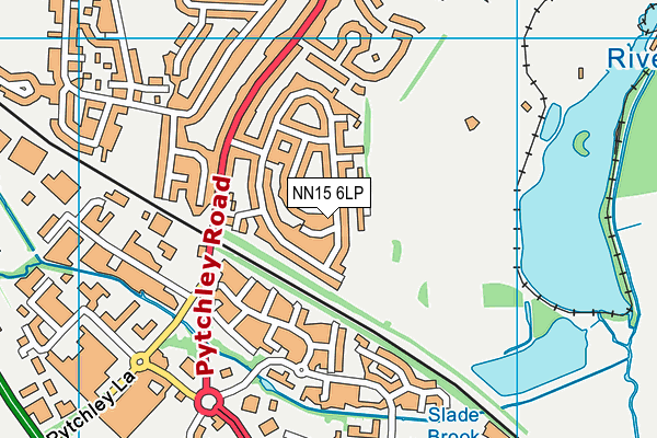 NN15 6LP map - OS VectorMap District (Ordnance Survey)