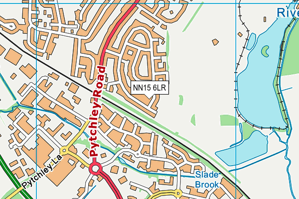 NN15 6LR map - OS VectorMap District (Ordnance Survey)