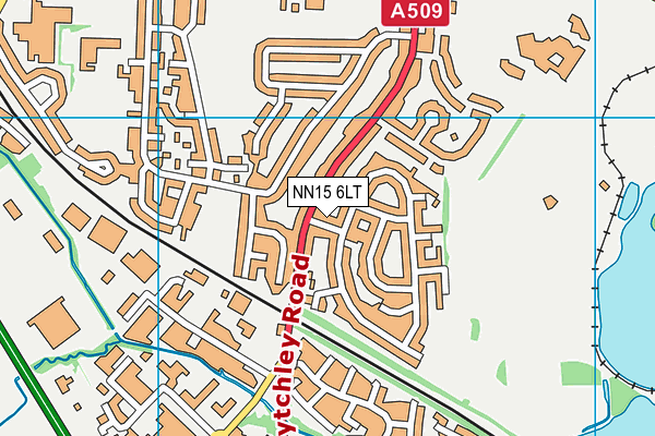 NN15 6LT map - OS VectorMap District (Ordnance Survey)