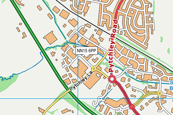 NN15 6PP map - OS VectorMap District (Ordnance Survey)