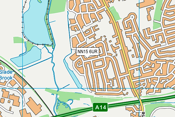 NN15 6UR map - OS VectorMap District (Ordnance Survey)