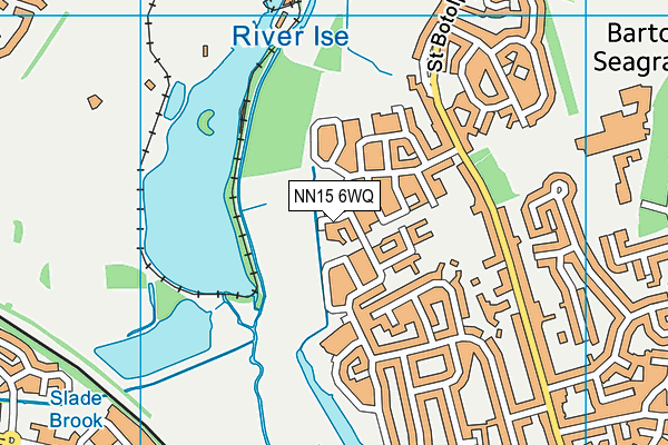 NN15 6WQ map - OS VectorMap District (Ordnance Survey)
