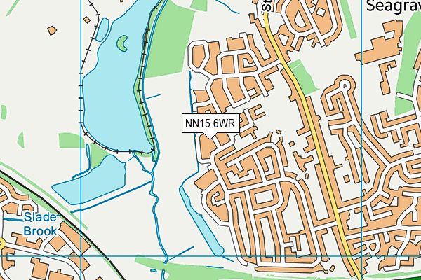 NN15 6WR map - OS VectorMap District (Ordnance Survey)