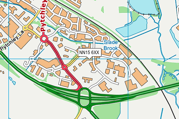 NN15 6XX map - OS VectorMap District (Ordnance Survey)