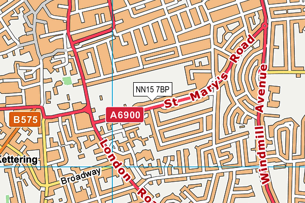 NN15 7BP map - OS VectorMap District (Ordnance Survey)