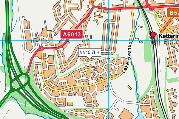 NN15 7LH map - OS VectorMap District (Ordnance Survey)