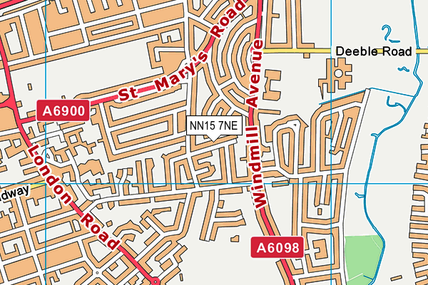 NN15 7NE map - OS VectorMap District (Ordnance Survey)