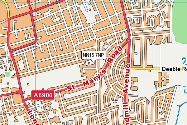 NN15 7NP map - OS VectorMap District (Ordnance Survey)