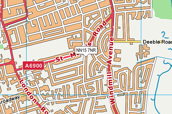 NN15 7NR map - OS VectorMap District (Ordnance Survey)
