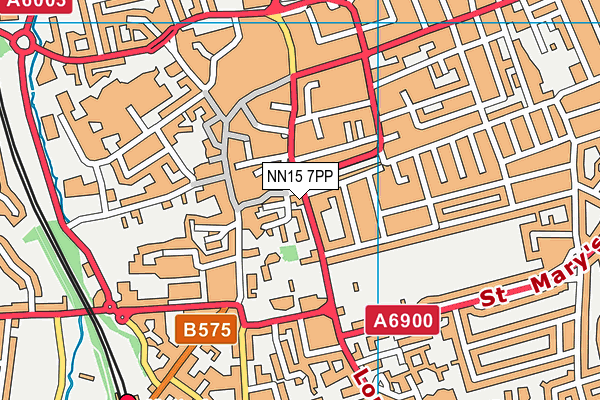 NN15 7PP map - OS VectorMap District (Ordnance Survey)