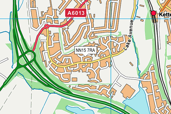 NN15 7RA map - OS VectorMap District (Ordnance Survey)