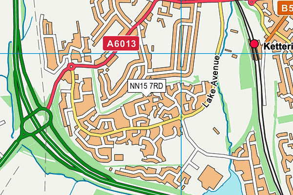 NN15 7RD map - OS VectorMap District (Ordnance Survey)
