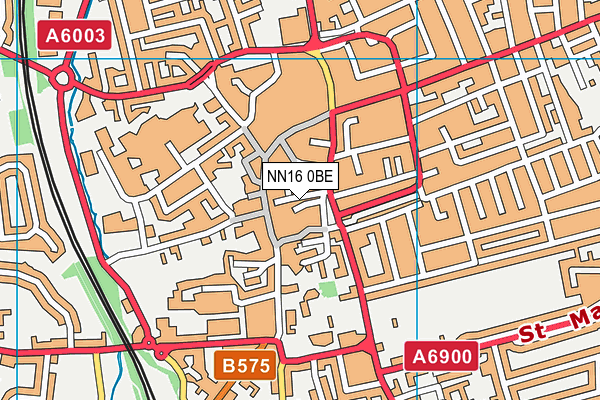 NN16 0BE map - OS VectorMap District (Ordnance Survey)