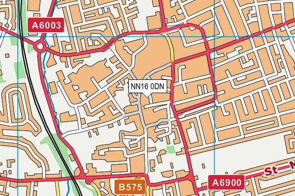 NN16 0DN map - OS VectorMap District (Ordnance Survey)