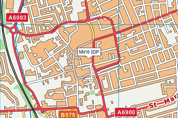 NN16 0DP map - OS VectorMap District (Ordnance Survey)