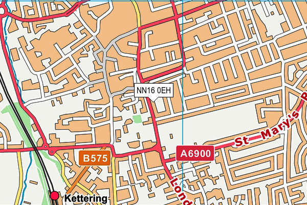 NN16 0EH map - OS VectorMap District (Ordnance Survey)