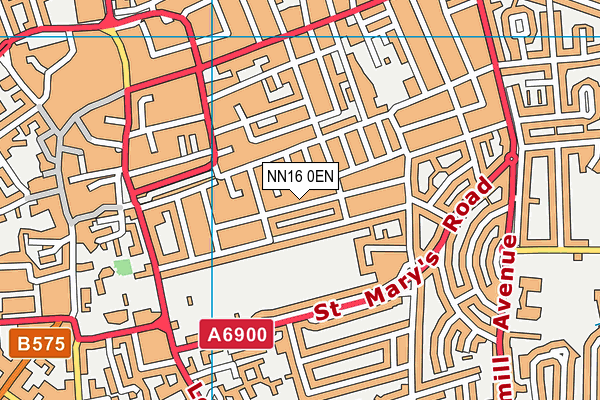 NN16 0EN map - OS VectorMap District (Ordnance Survey)